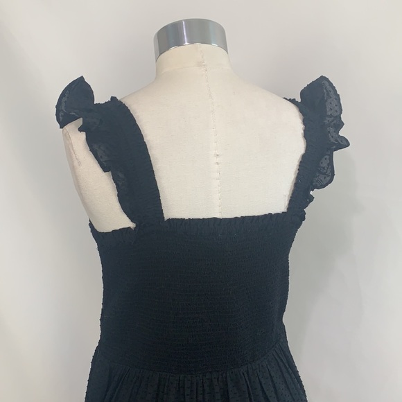 J Crew black dotted peasant dress - Picture 8 of 8